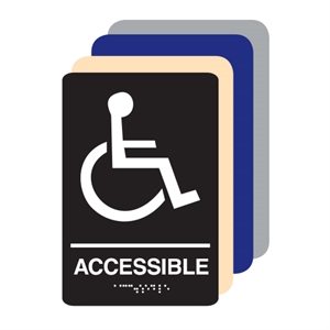 Picture of Handicap Accessible ADA Restroom Sign