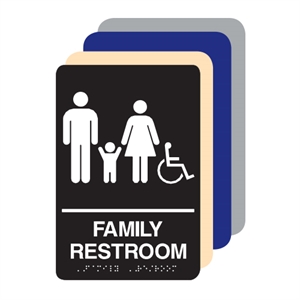 Picture of Family Accessible Restroom Sign