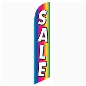 Picture of  Sale - Rainbow Feather Flag 